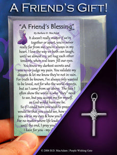 A Friend's Blessing - Pocket Blessing | PurpleWishingGate.com