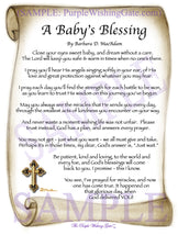 A Baby's Blessing - Baby Gift - PurpleWishingGate.com