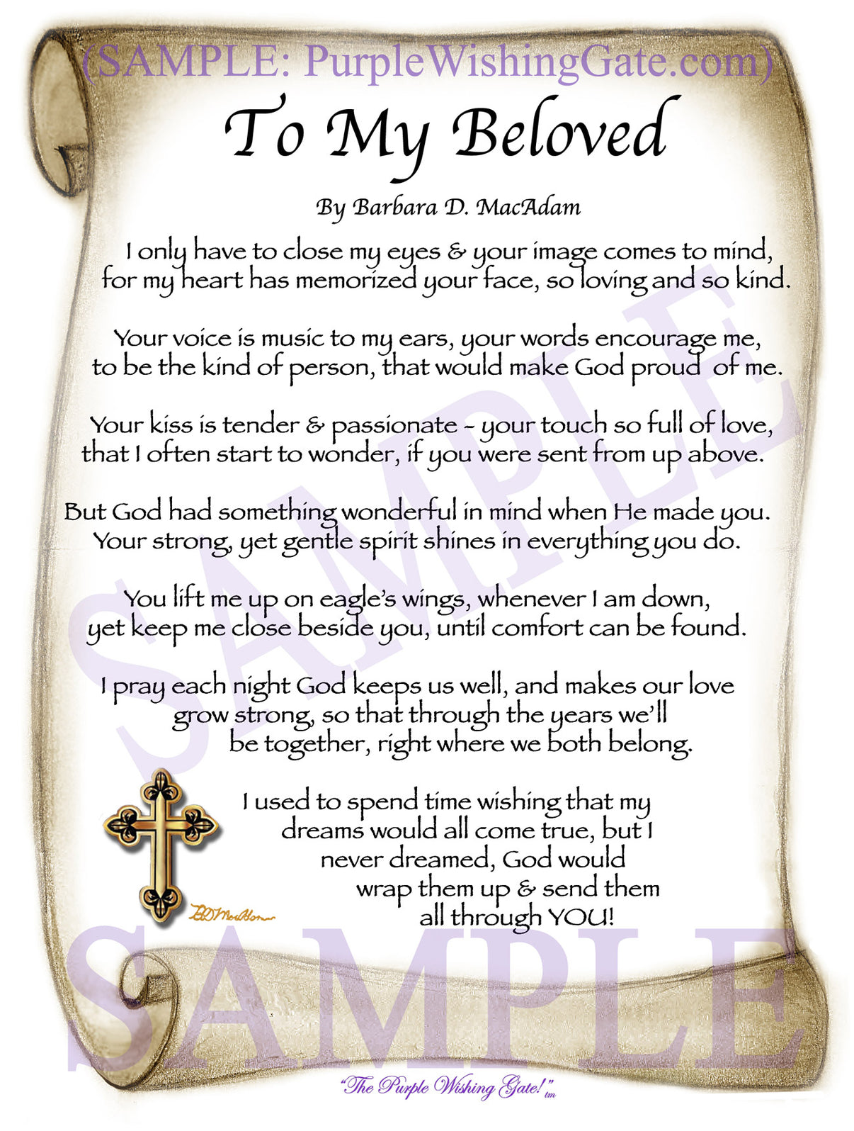 To My Beloved - Love Poem - PurpleWishingGate.com