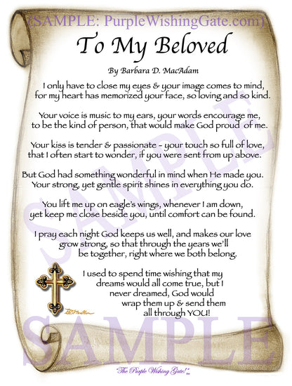 To My Beloved - Love Poem - PurpleWishingGate.com
