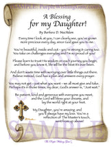 A Blessing for my Daughter! (child-adult) - Gifts for Daughter - PurpleWishingGate.com