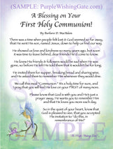 A Blessing on Your First Holy Communion