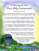 A Blessing on Your First Holy Communion
