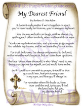 My Dearest Friend - Friendship Gift - PurpleWishingGate.com