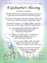 A Godmother's Blessing - Gifts for Godmother - PurpleWishingGate.com