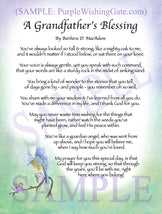 A Grandfather's Blessing - Grandfather's Gift - PurpleWishingGate.com
