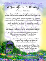 A Grandfather's Blessing - Grandfather's Gift - PurpleWishingGate.com