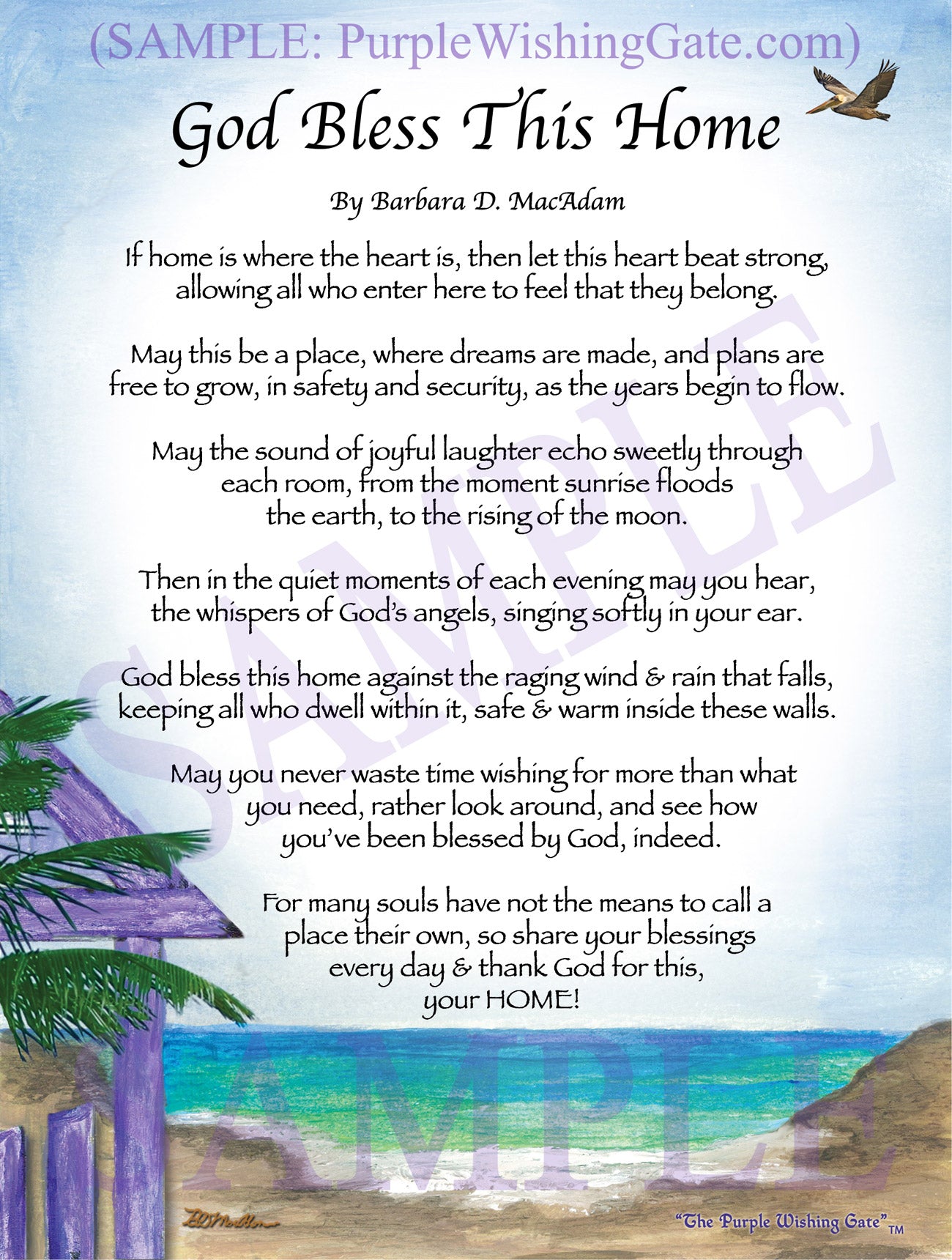 God Bless This Home: Housewarming Poem Gift! | PurpleWishingGate.com god-bless-this-home-housewarming-poem-gift-purplewishinggate-com