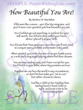 How Beautiful You Are! - Encouragement Gift - PurpleWishingGate.com