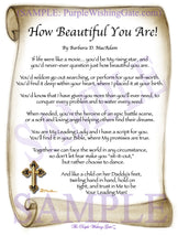 How Beautiful You Are! - Encouragement Gift - PurpleWishingGate.com