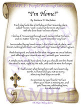 "I'm Home!" - Memorial Gift - PurpleWishingGate.com