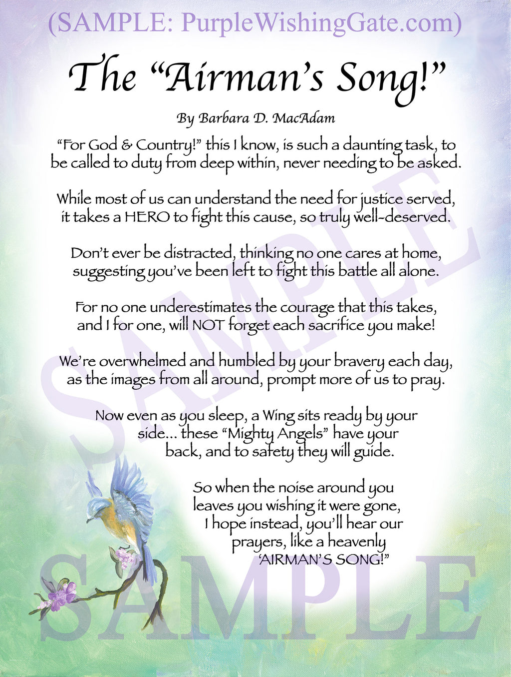 The Airman's Song: Bluebird
