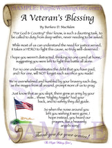 A Veteran's Blessing - Military Gift - PurpleWishingGate.com