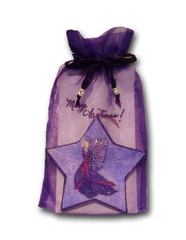 Star Angel Christmas Ornament - Christmas Gift - PurpleWishingGate.com