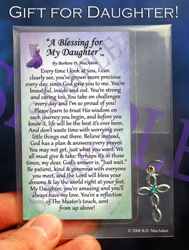 A Blessing for My Daughter - Pocket Blessing | PurpleWishingGate.com