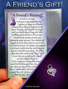 A Friend's Blessing - Pocket Blessing | PurpleWishingGate.com