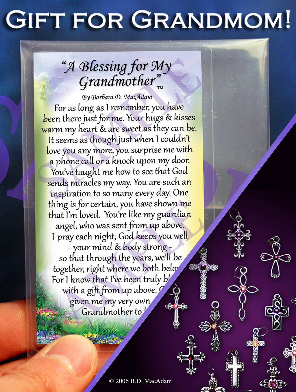 A Blessing for My Grandmother - Pocket Blessing | PurpleWishingGate.com