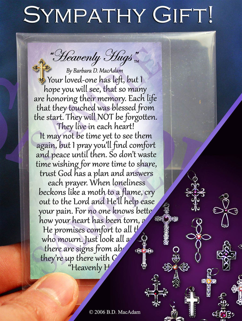 Heavenly Hugs - Pocket Blessing | PurpleWishingGate.com