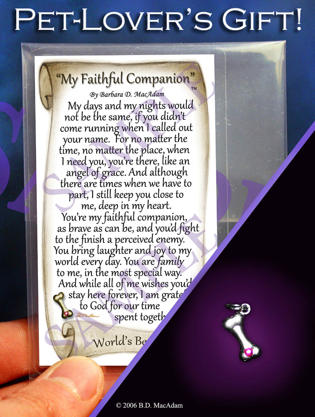 My Faithful Companion - Pocket Blessing | PurpleWishingGate.com
