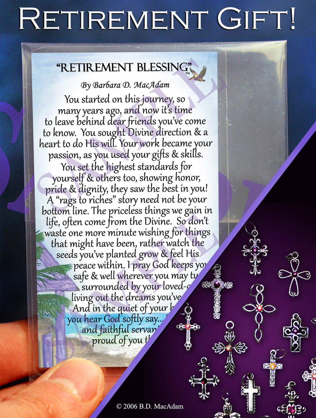 Retirement Blessing - Pocket Blessing | PurpleWishingGate.com