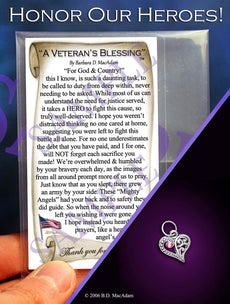 A Veterans Blessing - Pocket Blessing | PurpleWishingGate.com