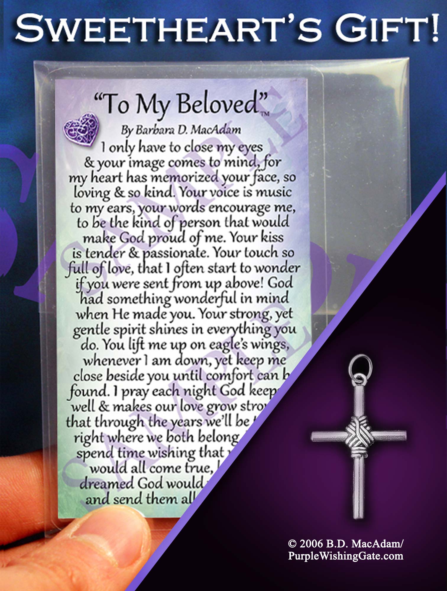 To My Beloved - Pocket Blessing | PurpleWishingGate.com