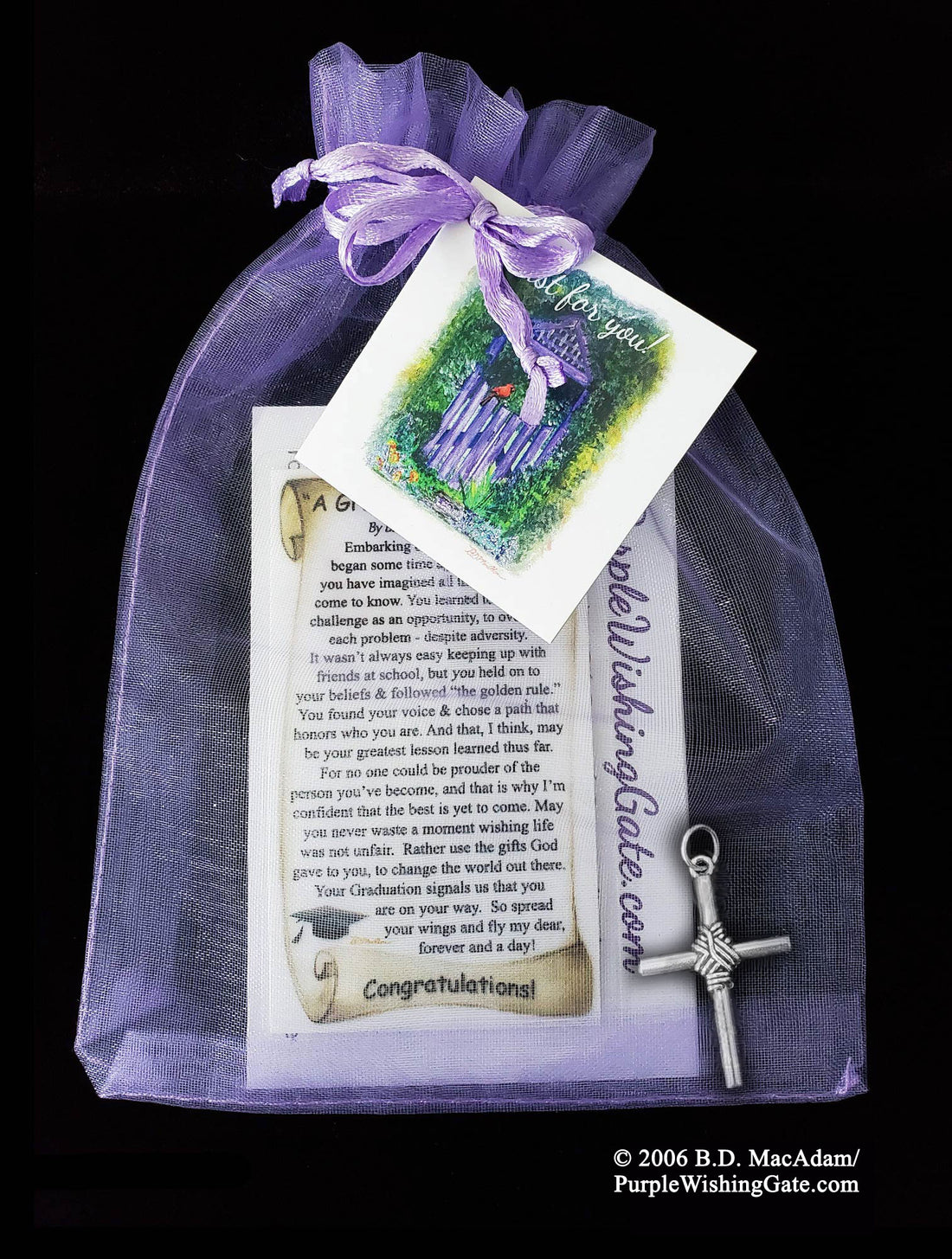 A Graduation Blessing - Pocket Blessing | PurpleWishingGate.com