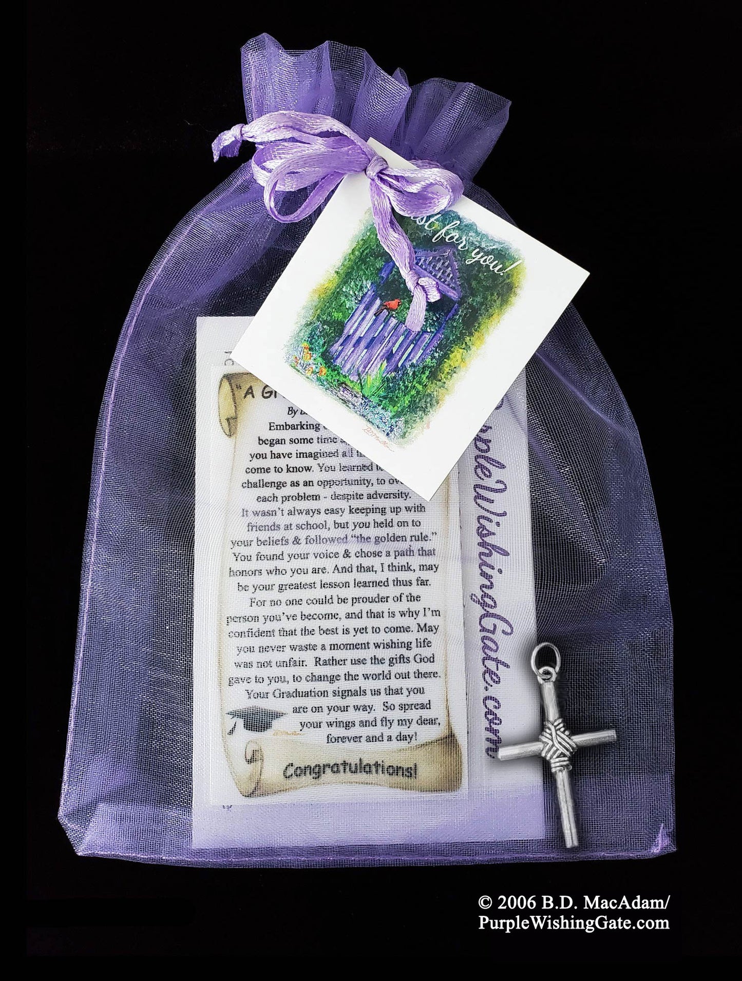 A Graduation Blessing - Pocket Blessing | PurpleWishingGate.com