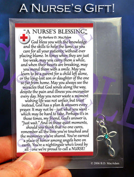 A Nurses Blessing - Pocket Blessing | PurpleWishingGate.com