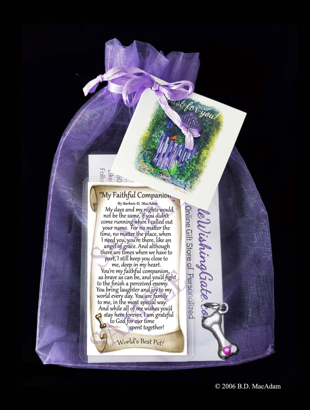 My Faithful Companion - Pocket Blessing | PurpleWishingGate.com