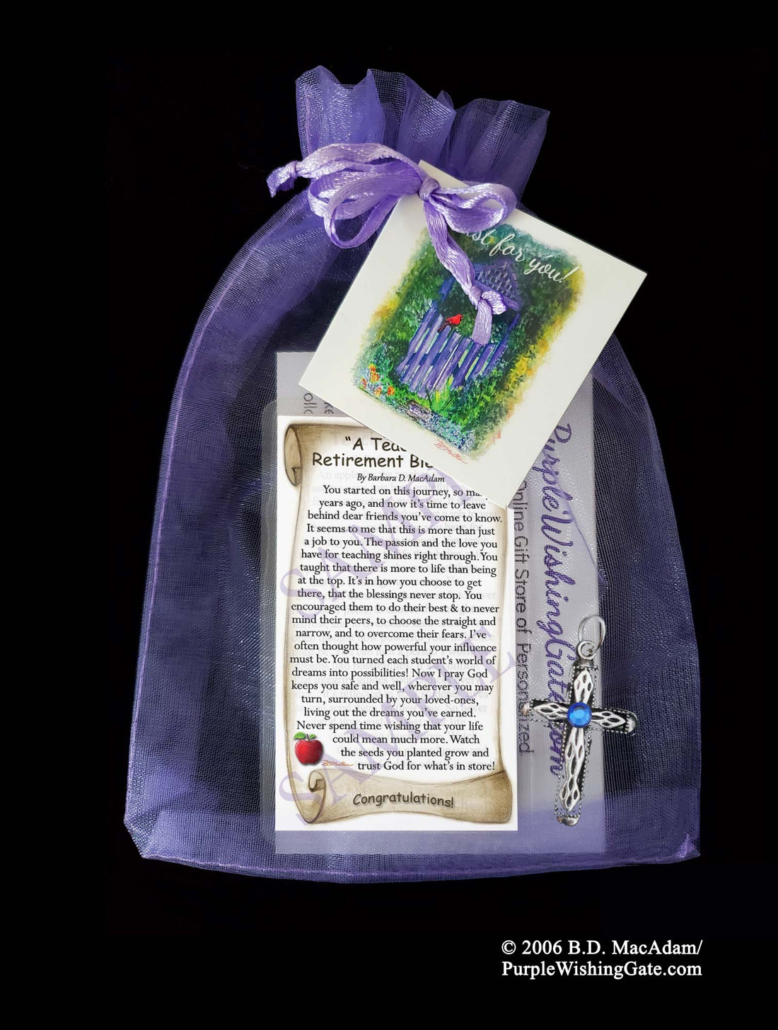 A Teachers Blessing - Pocket Blessing | PurpleWishingGate.com