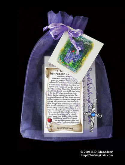 A Teachers Blessing - Pocket Blessing | PurpleWishingGate.com