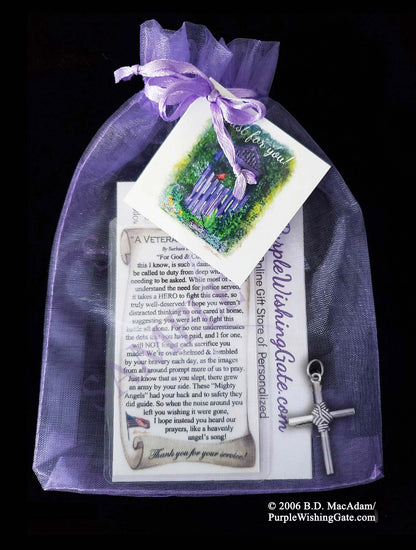 A Veterans Blessing - Pocket Blessing | PurpleWishingGate.com