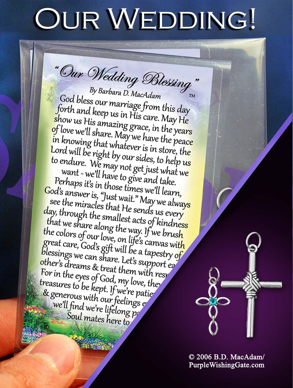 Our Wedding Blessing - Pocket Blessing | PurpleWishingGate.com