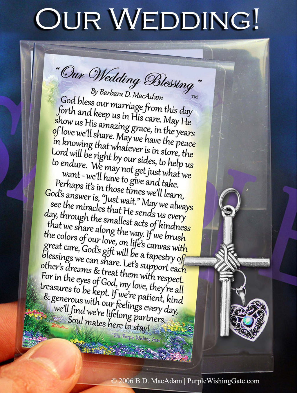 Our Wedding Blessing - Pocket Blessing | PurpleWishingGate.com