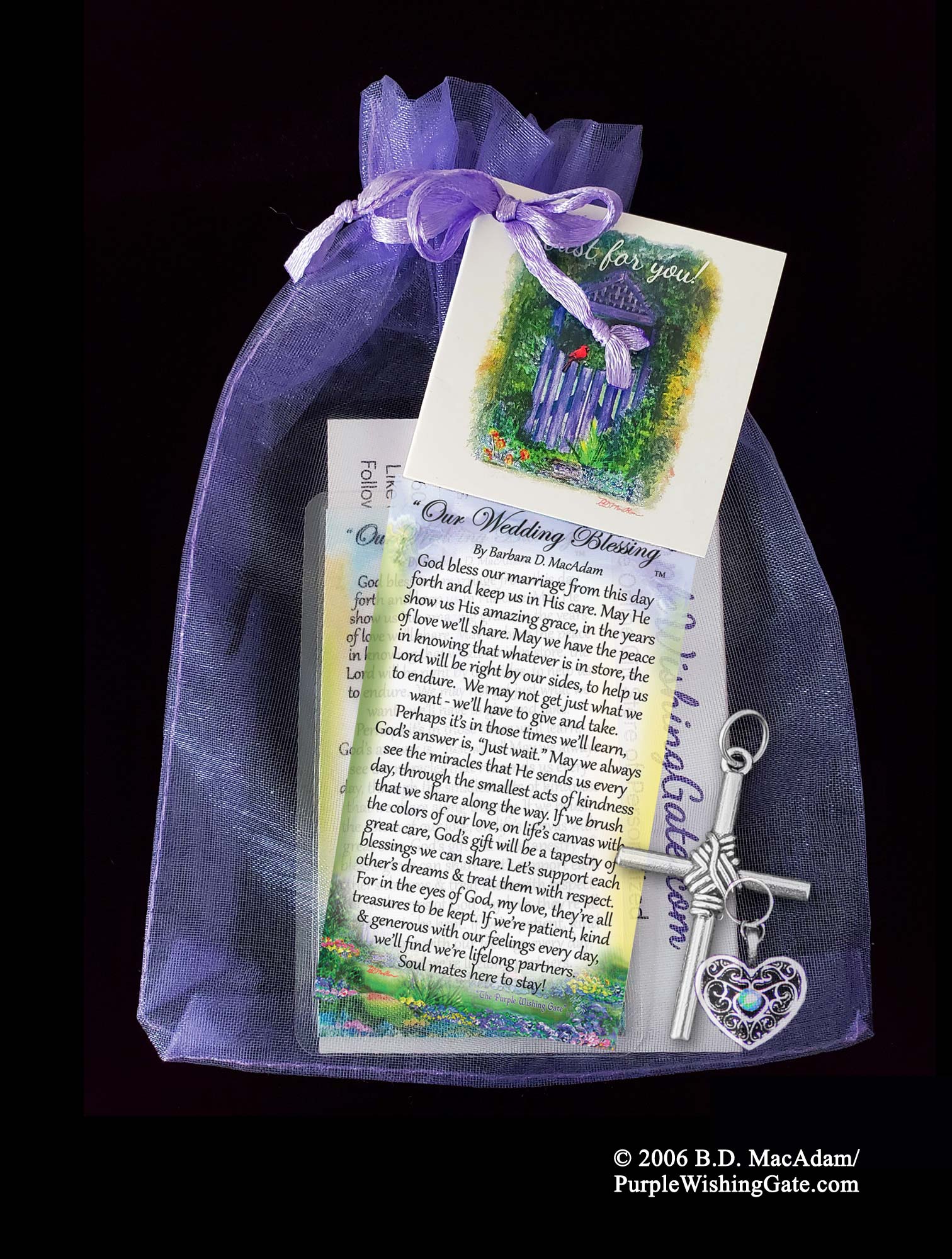 Our Wedding Blessing - Pocket Blessing | PurpleWishingGate.com