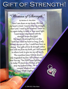 Woman of Strength - Pocket Blessing | PurpleWishingGate.com
