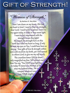 Woman of Strength - Pocket Blessing | PurpleWishingGate.com