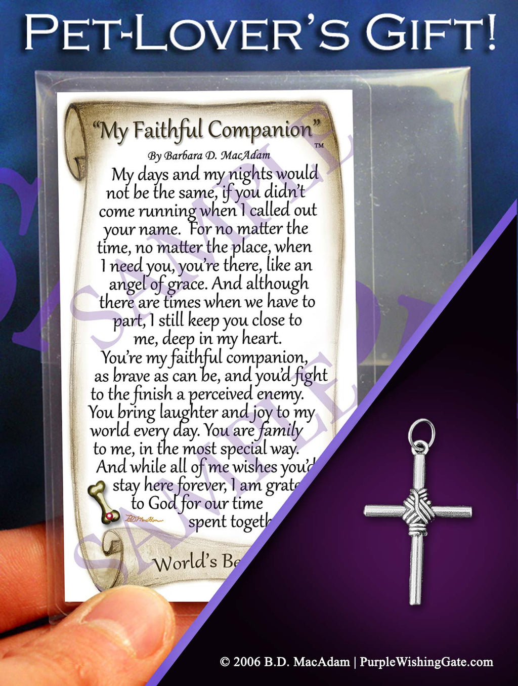 My Faithful Companion - Pocket Blessing | PurpleWishingGate.com