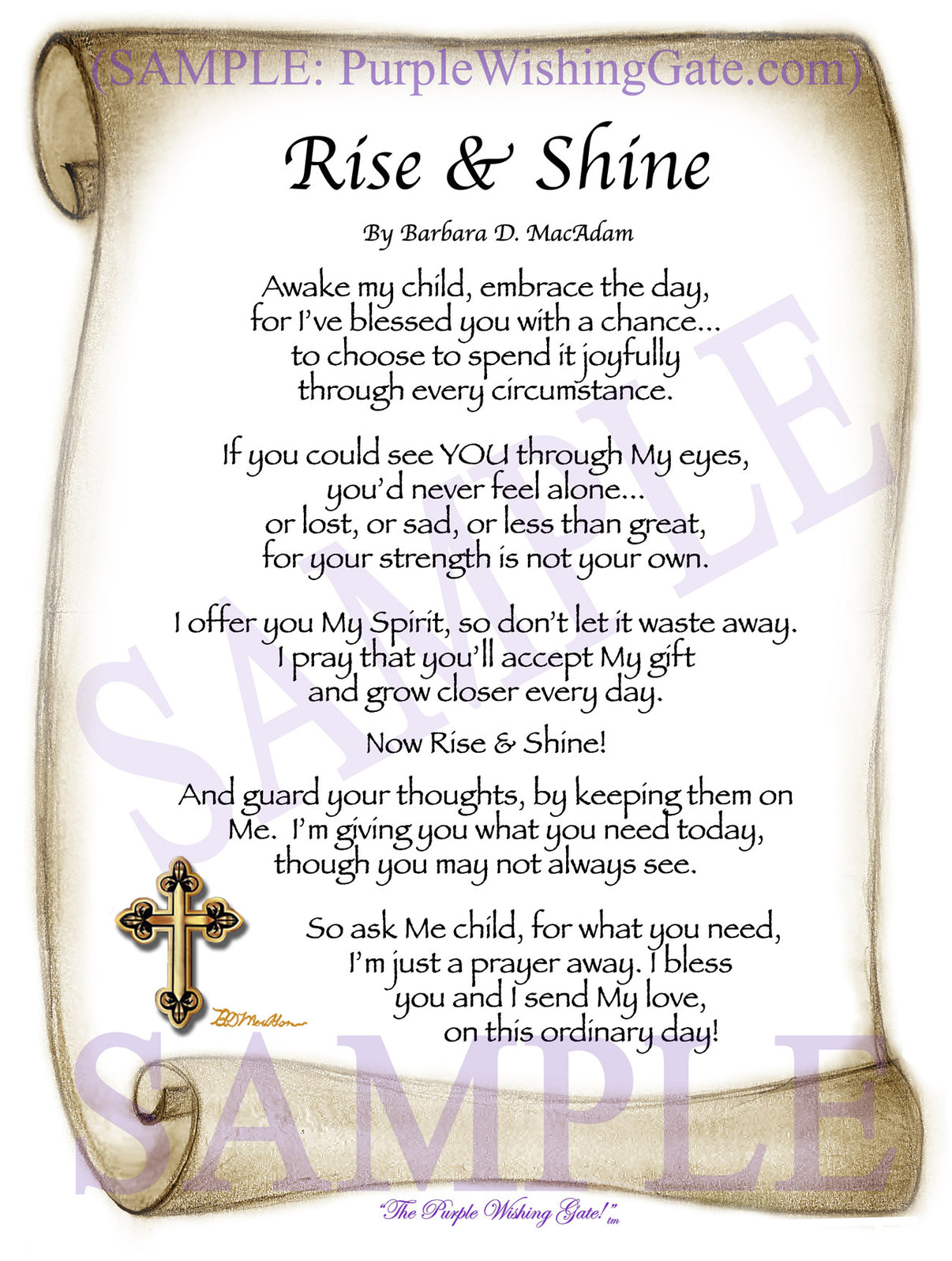 Rise and Shine - Encouragement Gift - PurpleWishingGate.com