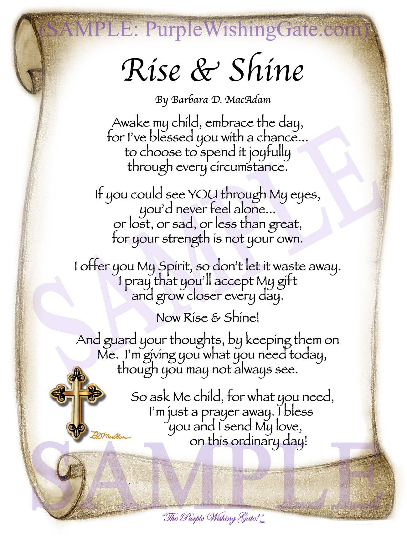 Rise and Shine - Encouragement Gift - PurpleWishingGate.com