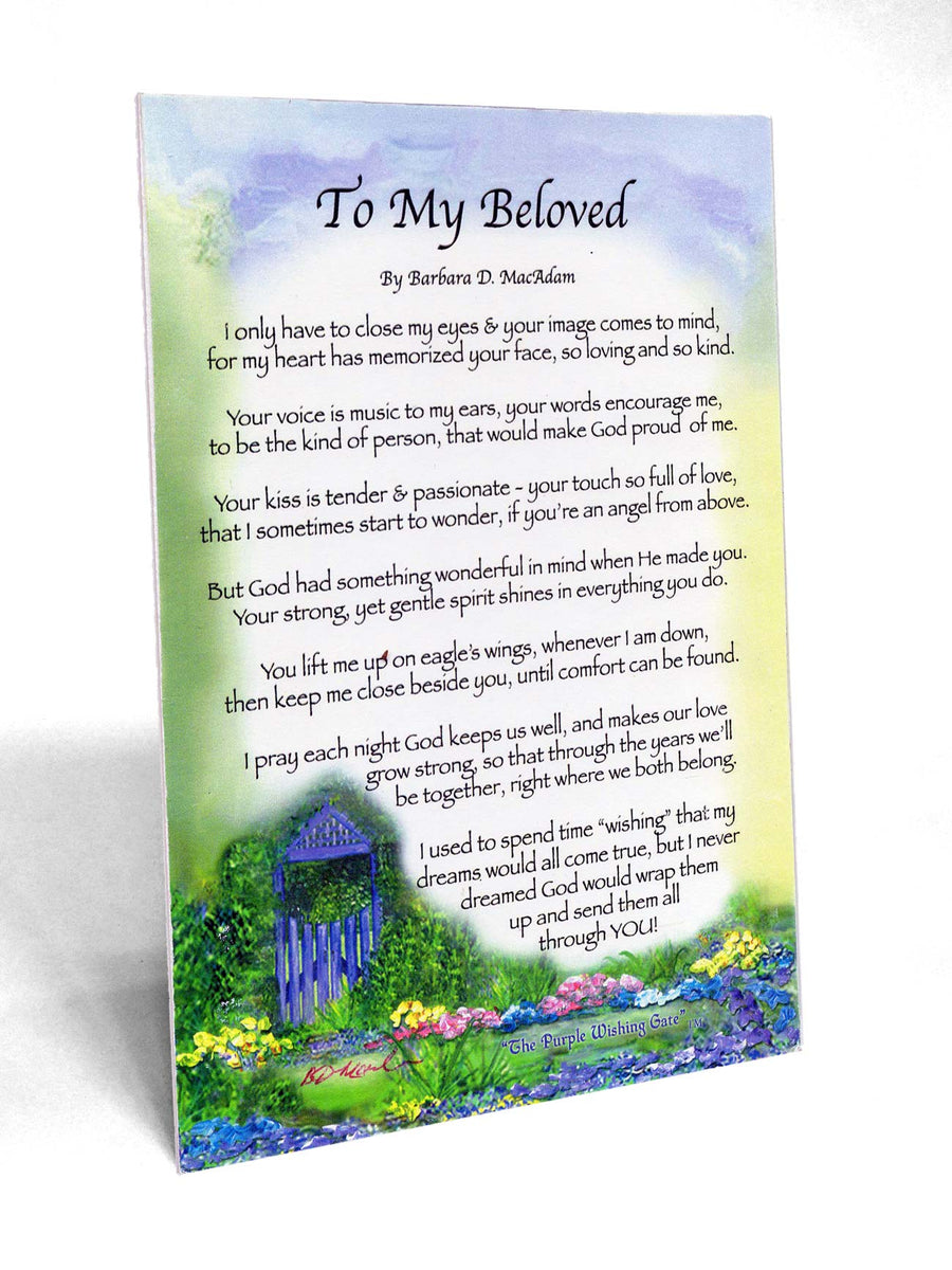 
              To My Beloved (5x7) | 5x7 Frame-able Gift Clearance | PurpleWishingGate.com
                
        	