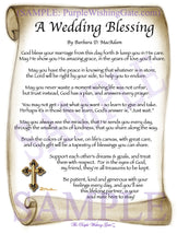 A Wedding Blessing - Wedding Gift - PurpleWishingGate.com