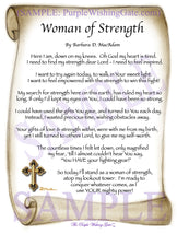 Woman of Strength - Sister-Women Gift - PurpleWishingGate.com